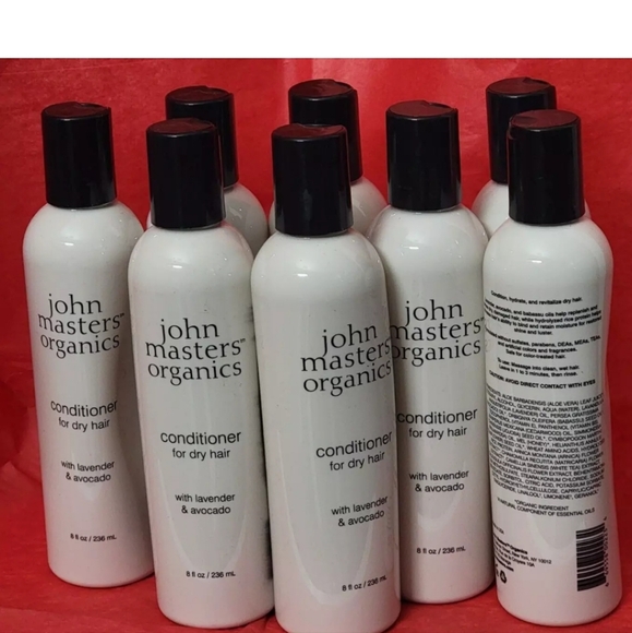 8 pk John Masters Organics Conditioner 8 fl oz for dry hair Lavender & Avocado - Picture 1 of 3